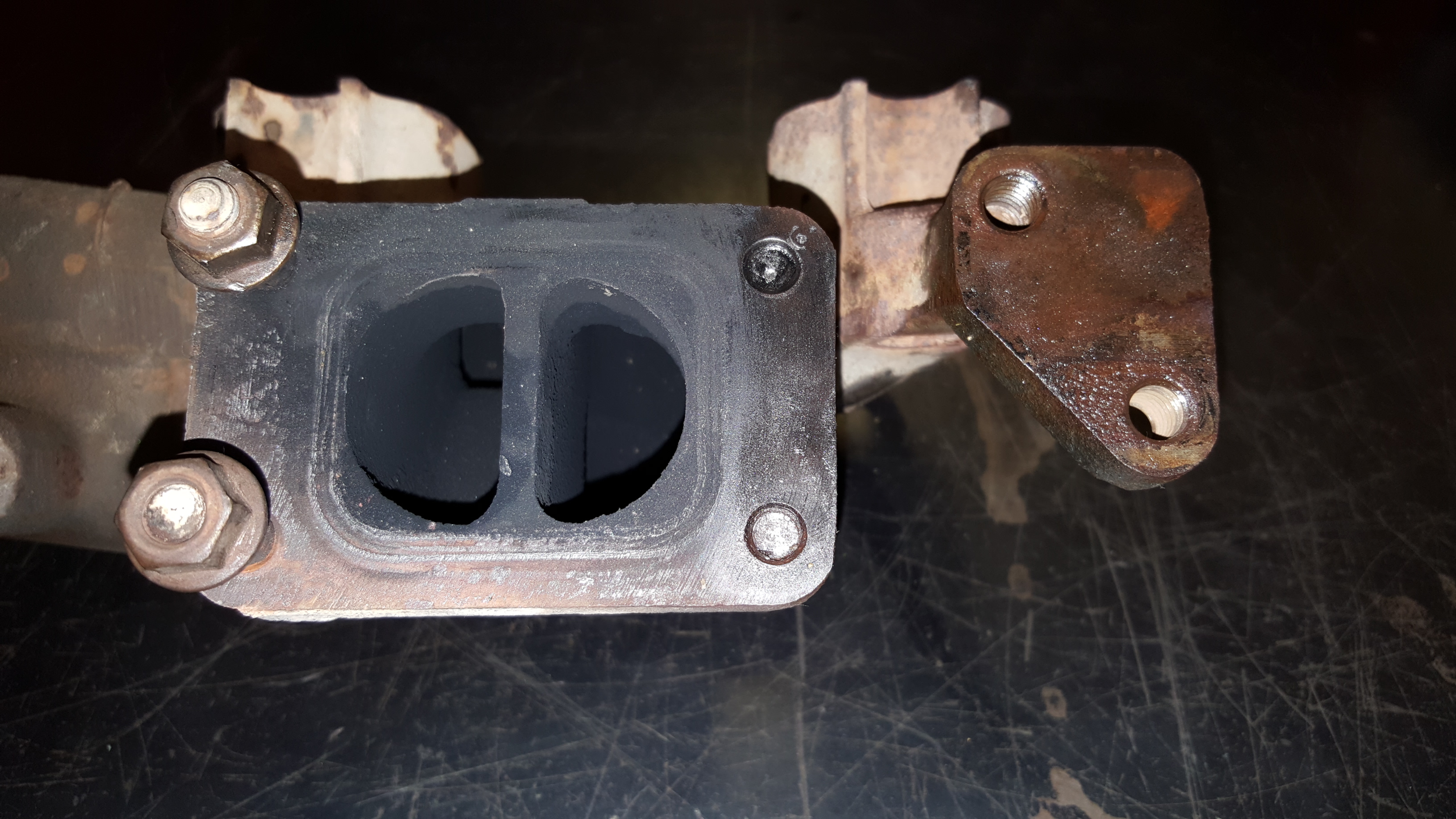 Cast Iron Exhaust Manifold Broken Bolt and Stud Removal and Bolt Hole
