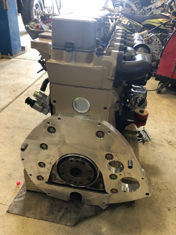 5.9 Cummins Diesel Engine Build With Ford Truck Adapter Kit - Motor Mission Machine and Radiator