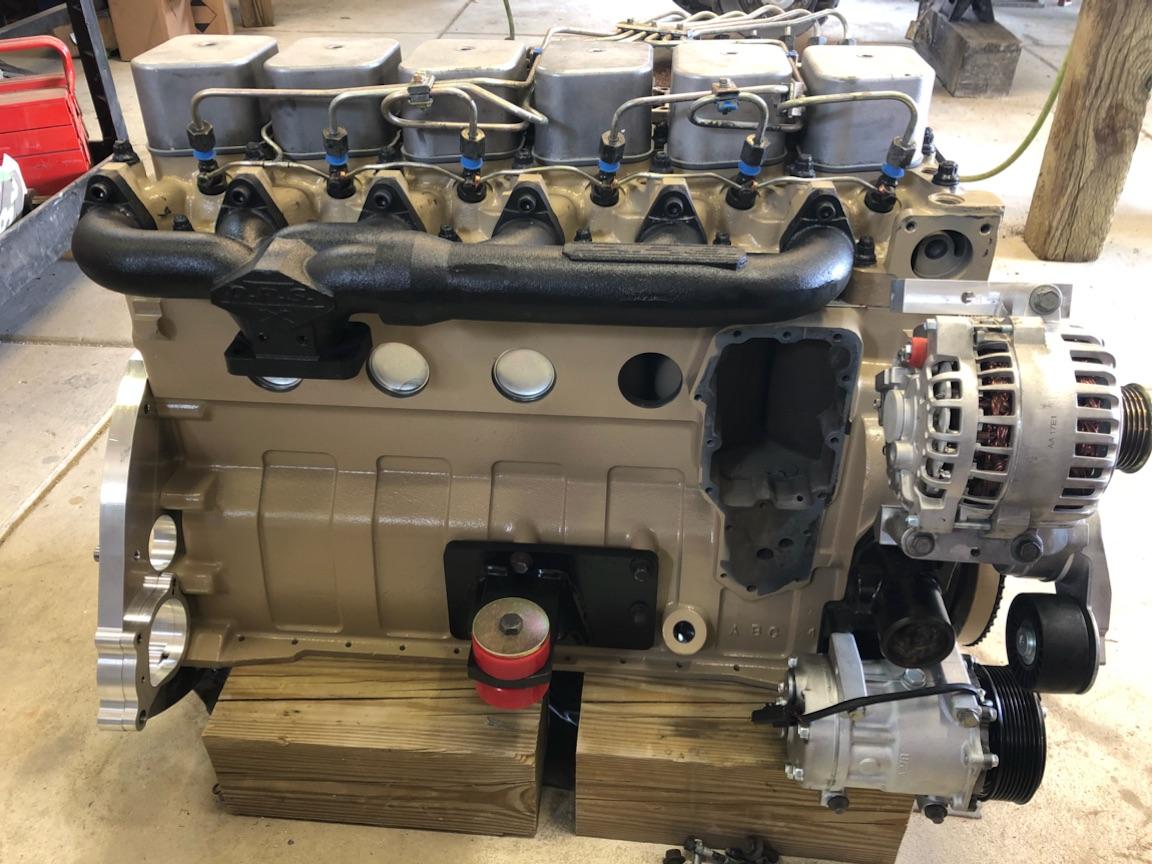 5 9 Cummins Diesel Engine Build With Ford Truck Adapter 