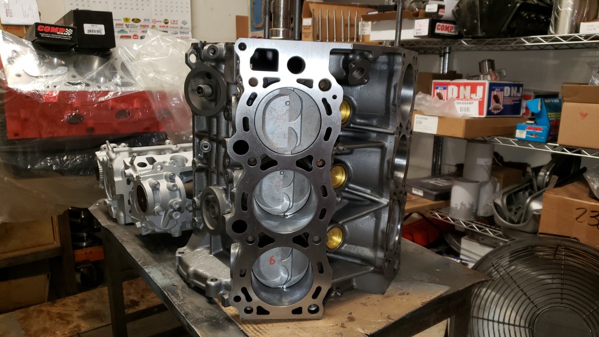 Toyota 3VZE V6 Engine Machining, Valve Job and Shortblock Assembly