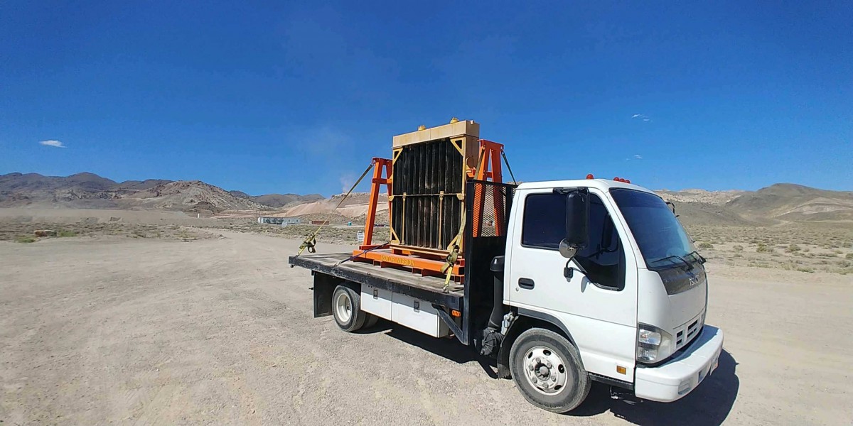 Cat 777 Haul Truck Folded Core Radiator Picked Up From The Mine For ...