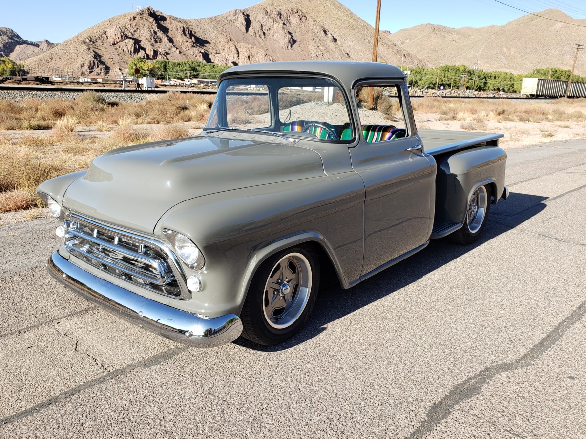 1957 Chevy Truck Radiator With Shroud and High Performance Electric ...