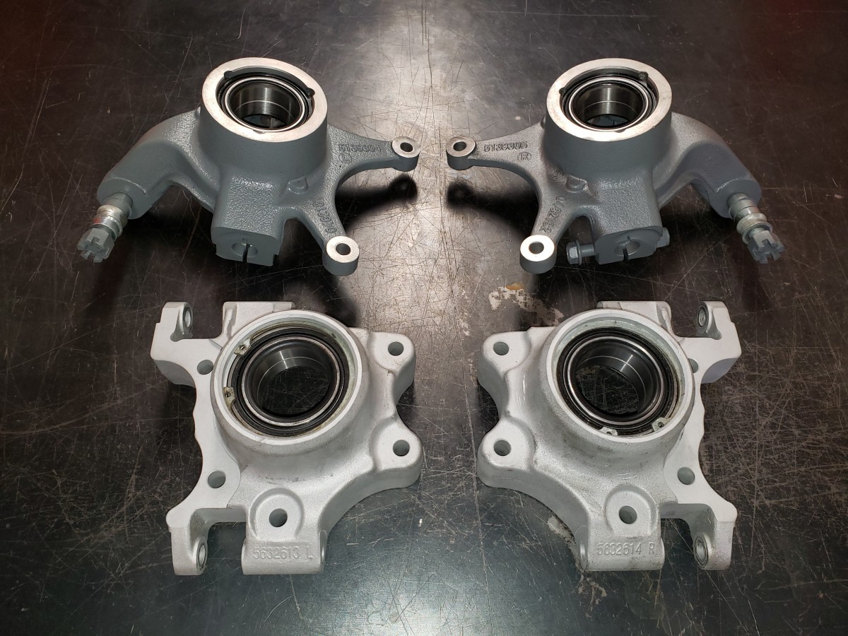 Polaris RZR XP 1000 Side By Side Front Spindle and Rear Wheel Hubs ...