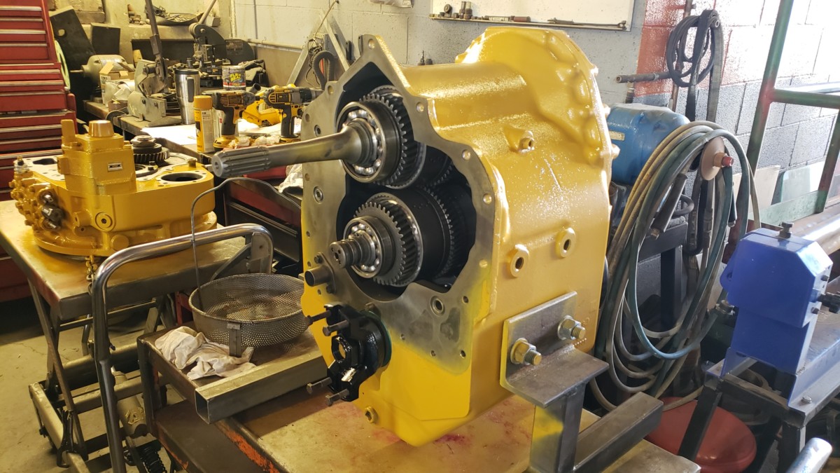 Gehl Telehandler Forklift Clark Transmission Gearbox Rebuild Motor