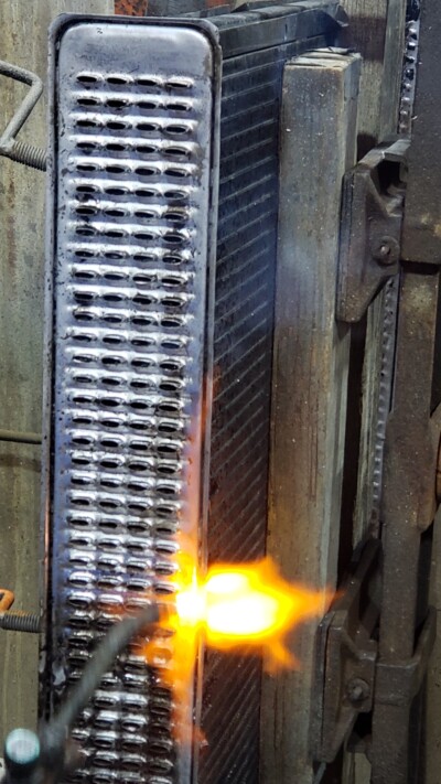 Copper Brass Radiator Rebuilding - Running The Headers - Motor Mission ...
