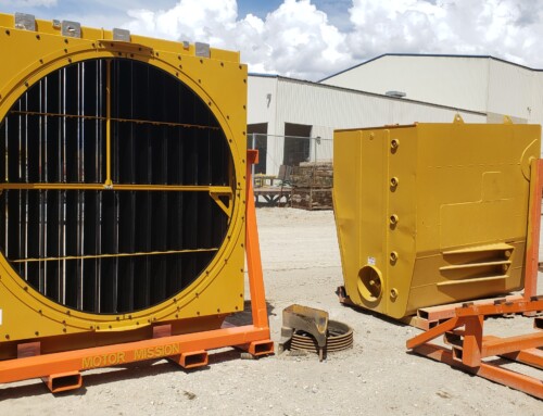 Caterpillar 793C Mining Haul Truck Folded Core Radiator Rebuilding Service