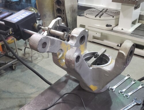 Caterpillar Grader Axle Spindle Housing Repair With Bore Welding and Machining