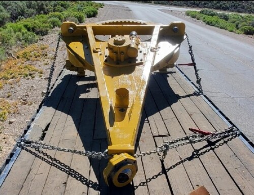 Caterpillar 16M Grader Circle and Drawbar Repairing and Rebuilding