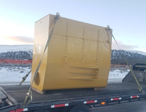 Caterpillar 793F Haul Truck Diesel Fuel Tank Leaking Repair and Fabricating Rebuild