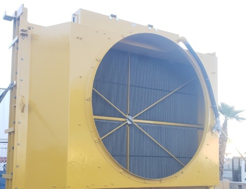 Komatsu 930E-5 Haul Truck Mesabi Radiator With Cracked and Leaking Aluminum Tubes Repair and Rebuild