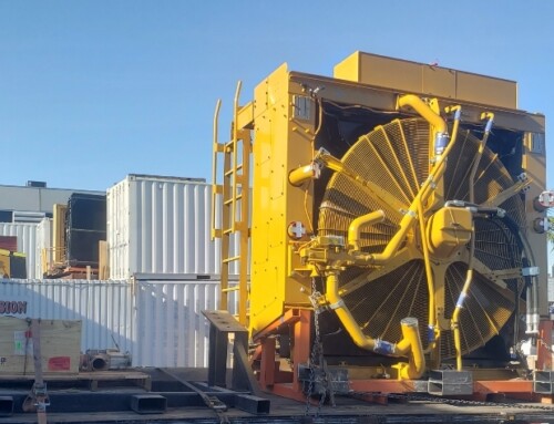 Caterpillar 793F Mesabi Radiator Module Cooling Package Cleaning, Repairing and Rebuilding