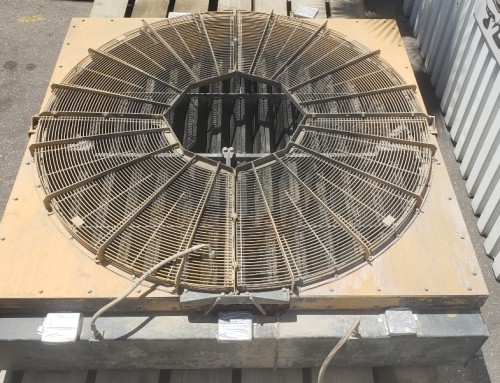 Caterpillar 789C Haul Truck Folded Core Radiator In For Repair and Rebuilding