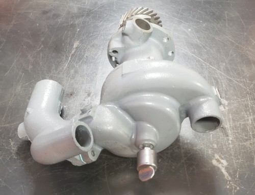 Diamond T Hercules Model JXLD Cast Iron Water Pump Leaking Repair With Machining and Complete Rebuilding