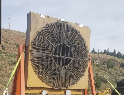 Caterpillar 789C Mining Haul Truck Folded Radiator Core Rebuild and Overhaul