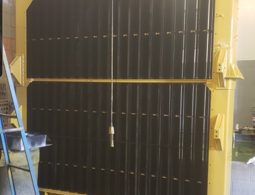 Caterpillar 795F Mining Haul Truck Folded Core Radiator Repairing, Rebuilding and Pressure Testing