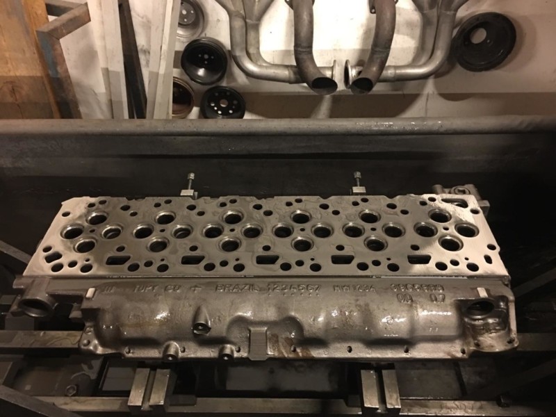 24 Valve 5.9 Cummins Diesel Cylinder Head Warped & Surfacing The Deck ...