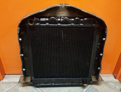 1930 Ford Model A Stampede Rod Custom Radiator & Electric Fan Shroud ...